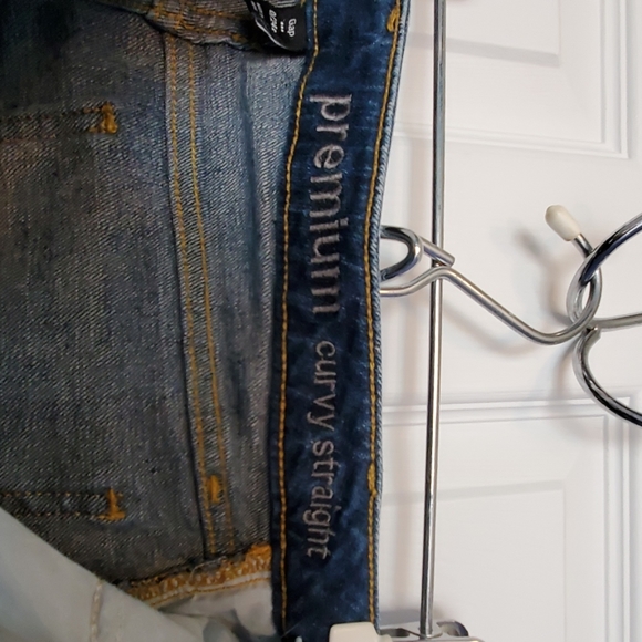 Gap premium curvy straight jeans size 0 25R - Picture 3 of 6